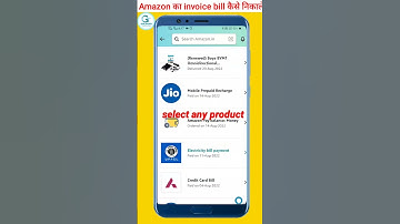 Uncover the Secret to Download Amazon Invoices Instantly - #shorts#amazon#flipkart