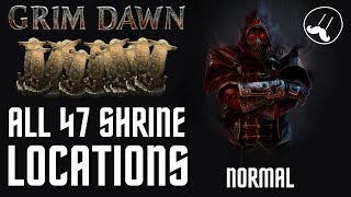 Grim Dawn - All Shrine Locations on normal - Walkthrough - Ashes of Malmouth - Forgotten gods - 2022