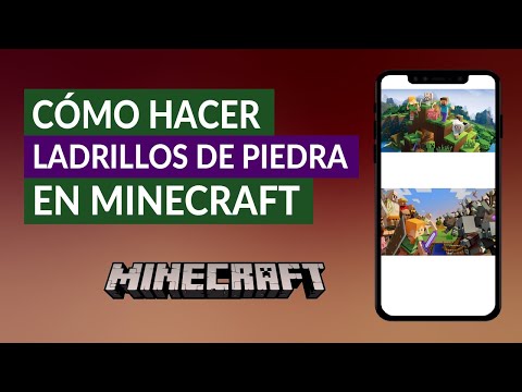 Cómo Hacer o Craftear Ladrillos de Piedra en Minecraft - Piedra Normal, Cincelada o Agrietada