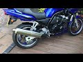 Fazer 600 standard exhaust sound