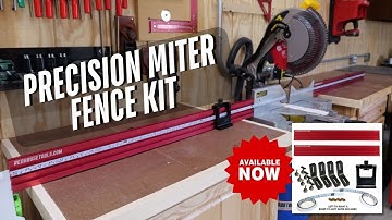 NEW Universal Precision Miter Station Fence Kit | Red House Tools