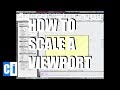 Autocad How to Scale Viewport