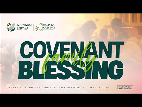 Morning Prayer: Speak to Your Day | Daily Devotional with Pastor Ojuh | March 14, 202