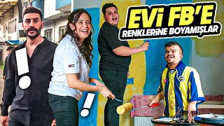 YÜCELİN EVİNİ SARI LACİVERTE BOYADIK - ÇILDIRDI (FENERBAHÇE)