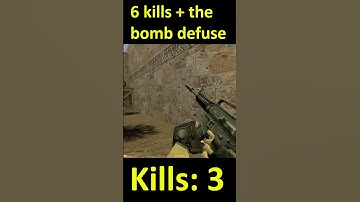 6 kills + the bomb defuse #short #ytshort #shortfeed #cs16 #counterstrike