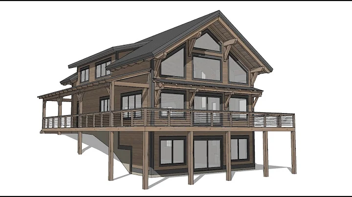 Timber Frame Ski Chalet - Timberworks Design