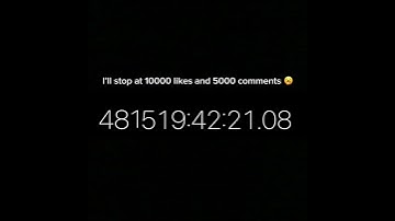 I’ll stop at 10k like and 5k comments #timer #stopwatch