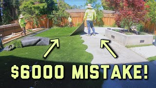 Fixing a $6000 Turf Mistake! + TIMELAPSE