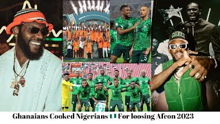 Black Sherif Drag Odumoduo & Blaqbonez 😂😂+ Nigerians 🇳🇬 For Loosing Afcon 2023