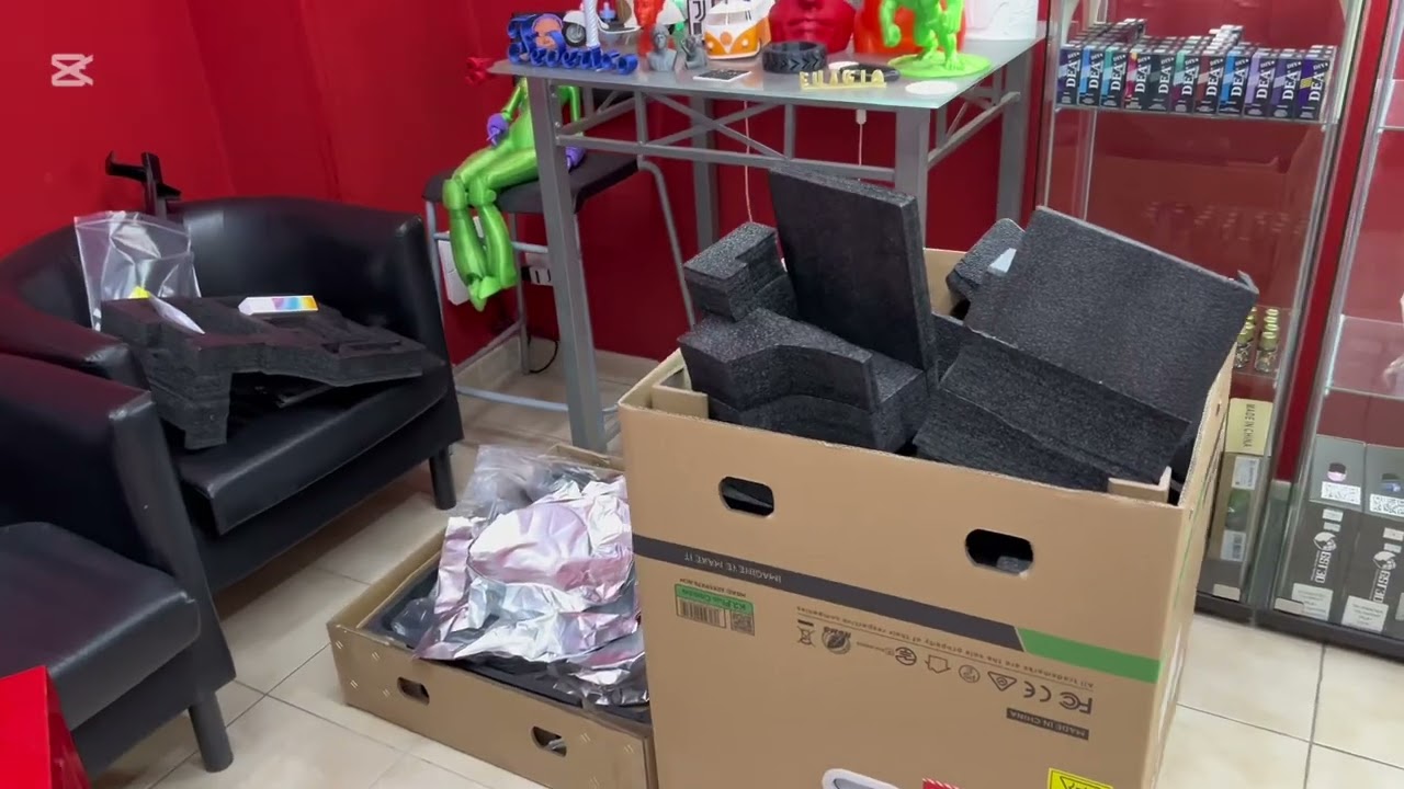 Nuova Kreality K2 Plus. Prima accensione e prima stampa.