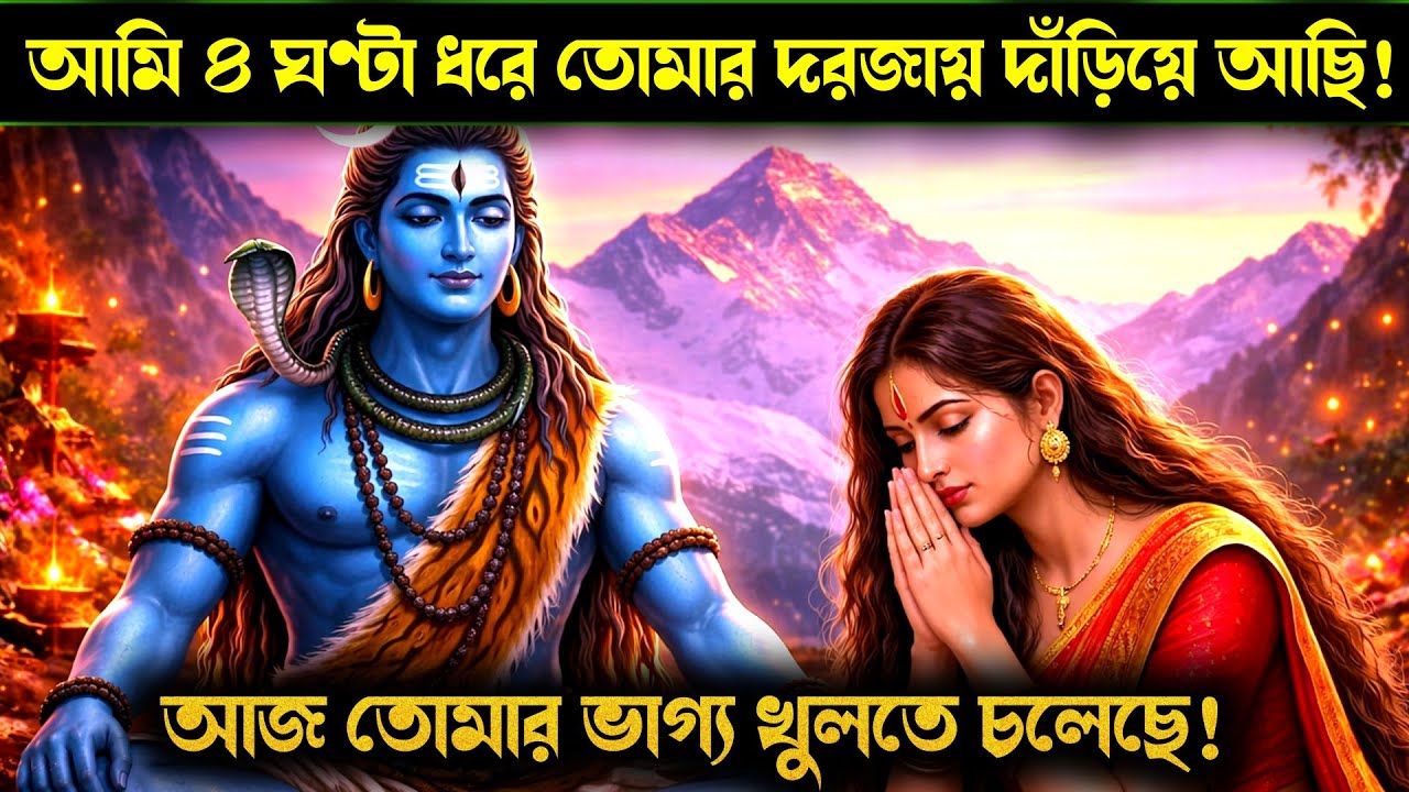 ১০৮ 🕉️ আমি তোমার দুয়ারে ৪ ঘণ্টা ধরে দাঁড়িয়ে আছি 😱 আজ তোমাকে কিছু দিতে এসেছি | মহাদেবের বার্তা