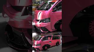 hiace custom pink ハイエース カスタム ピンク