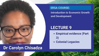 Lecture 9: Empirical Evidence and Colonial Legacies Net Worth