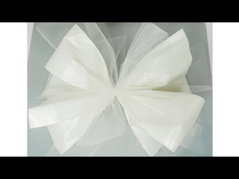 DIY: Decorative Wedding Bow || Quick and Easy Under 5 Minutes