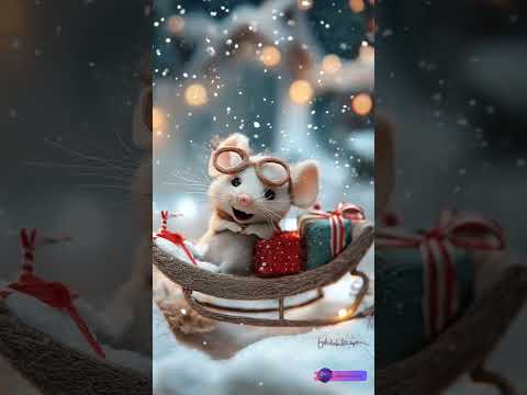 Christmas Mice 🎄✨ A Magical Winter Tale 🐭❄️ These adorable little mice bring us into a magical