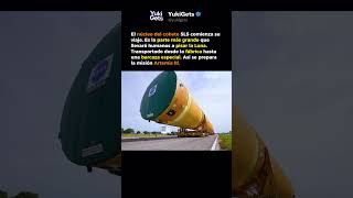 El núcleo de Artemis 3 siendo Trasladado #nasa #artemis #shorts