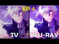 Is gojos controversial scene fixed jujutsu kaisen season 2 episode 4 tv vs bluray
