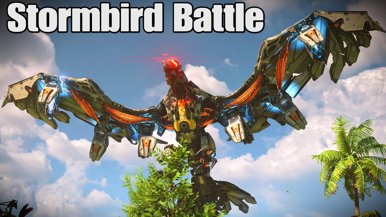 Horizon Forbidden West - Stormbird Battle [4K] 🦅
