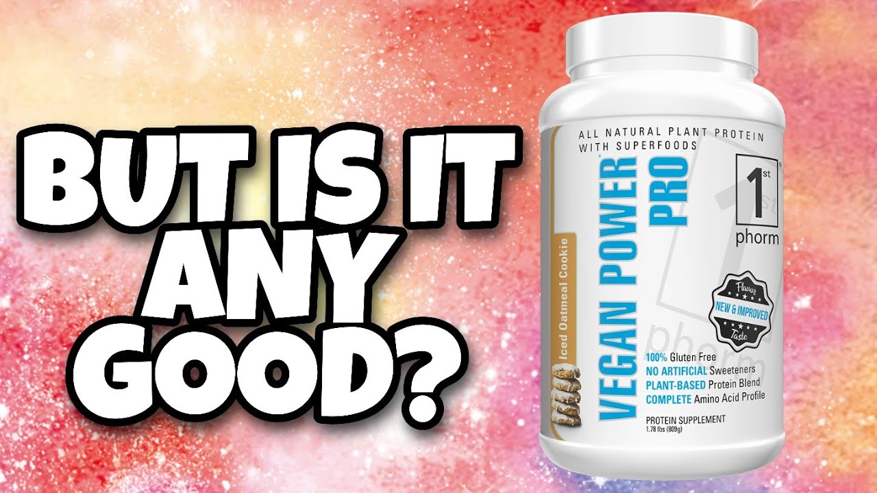1st Phorm Iced Oatmeal Cookie VEGAN POWER PRO Review YouTube