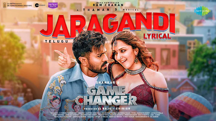 Jaragandi - Lyrical Video | Game Changer | Ram Charan | Kiara Advani | Shankar | Thaman S
