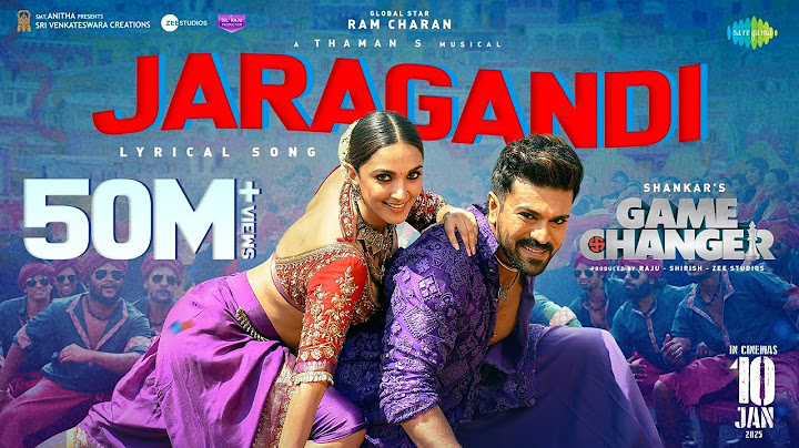 Jaragandi - Lyrical Video | Game Changer | Ram Charan | Kiara Advani | Shankar | Thaman S