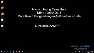 Part 1 - Instalasi XAMPP, Composer, Node Js, dan  PHP Maker | 1903040015