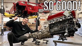 Installing the ULTIMATE drivetrain in my R34 SKYLINE!!