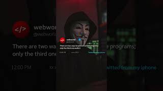 Only Two Ways to Write Error Free Code