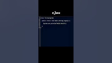 First Java Program 😃