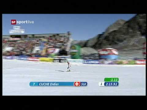 Didier Cuche **2nd** GS Slden, 26.10.2008 (+Interv...