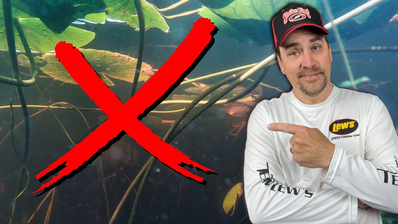 Stop Fishing Lily Pads Like This Underwater Proof Bass Manager