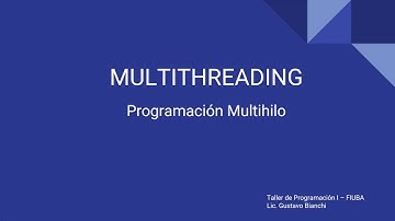 MULTITHREADING - Programación Multihilo