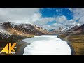 The Mountains of Heaven in 4K UHD - Tian Shan Mountains Arial Relax Film with Ambient Music