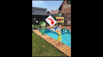 POV Disgust from Inside Out 2 won’t let the boys in the pool