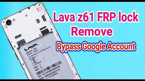 Lava Z61 FRP Lock Remove | Google Account Remove with sp flash tool Easy Way |# Thiru connects#