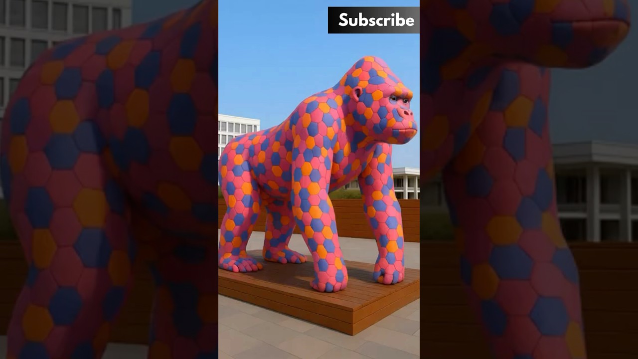 Gorilla Bubble Foam | Fun & Satisfying Slime/ASMR Art 