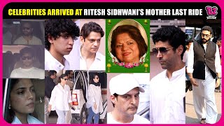 UNCUT 2 - Celebrity Arrive At Ritesh Sidhwani Mother Antim Darshan| Abhishek Bachchan, Saif Ali Khan