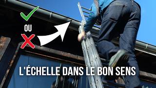 DANS le BON SENS l'échelle!!! Bon sang... POURQUOI et COMMENT Installer une échelle dans le bon sens