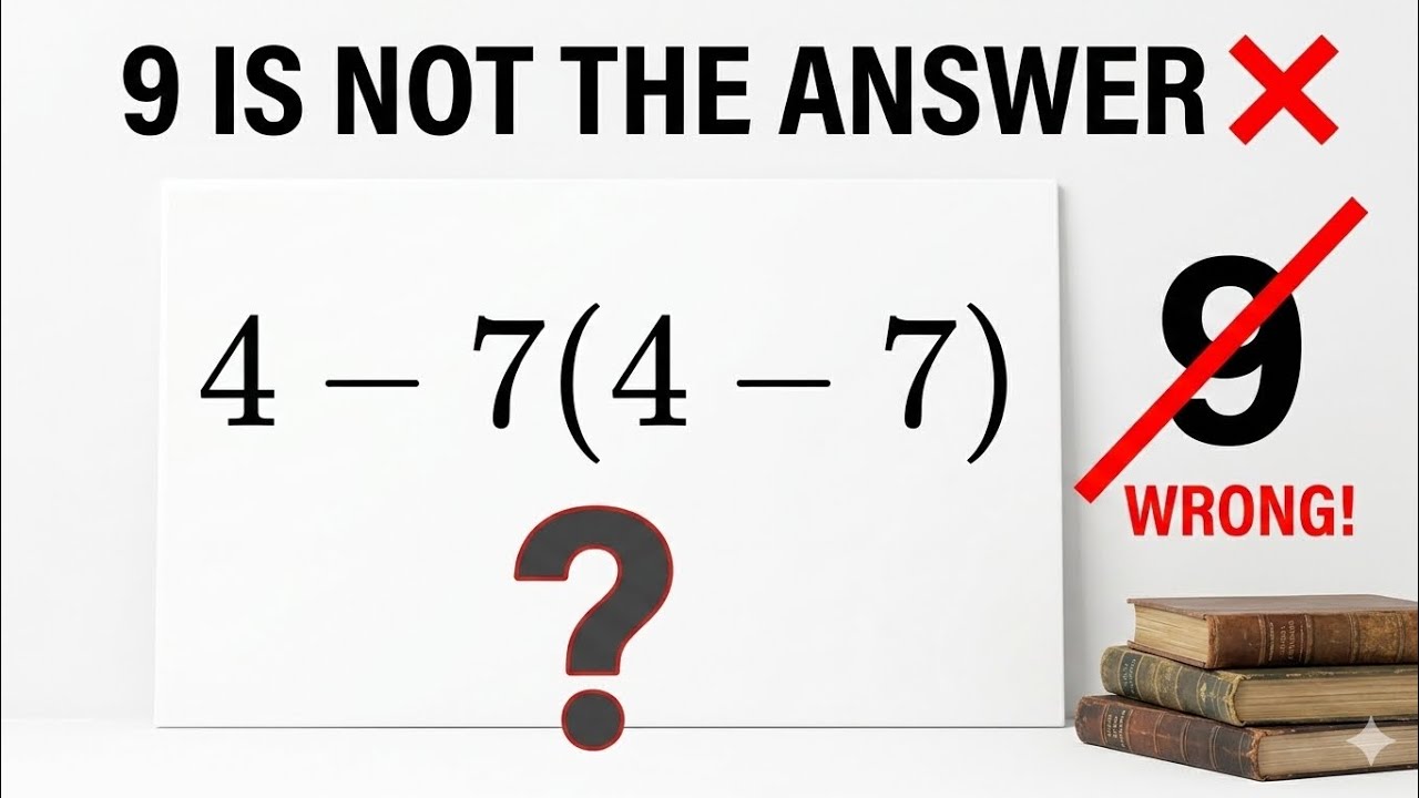 ❁*ᵯᎥǜ☺︎❁*. 5/9-出品停止中 9 Is NOT The Answer! | Can You Solve This Viral Math Problem