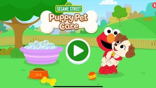 Playing PBS Kids Games: Sesame Street Puppy Pet Care! 🐾