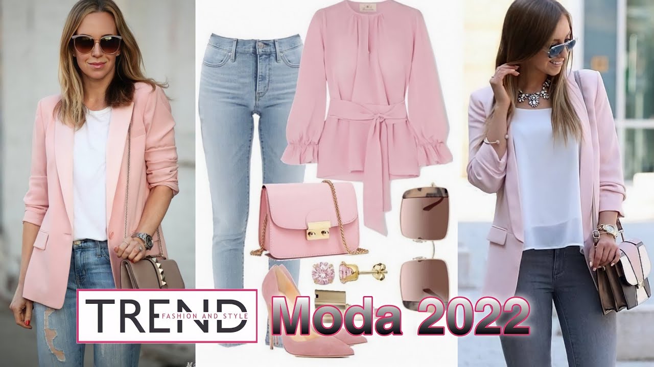 MODA 2022 MUJER COMBINACIONES DE COLOR ROSA COMO COMBINAR EL ROSA DE MODA - YouTube