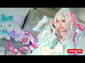 Already Wetted in Slime, Cosplay Angel Girl to Wash Her Itasha Cayman GT4 Get Fully Soaked | WETLOOK