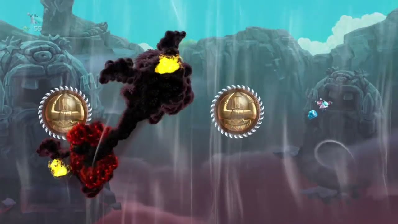 A cloud of darkness • Rayman Legends • Olympus Maximus - Hades' Hand | Dark Cloud creatures