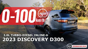 2023 Land Rover Discovery D300 0-100km/h & engine sound