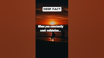 When you constantly seek validation... #quotes  #facts  #psychology #stoicwisdom
