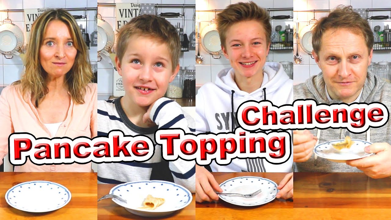 Pancake Topping Pfannkuchen Challenge 🥞