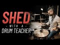 Practice soloing with a drum teacher  trading fours