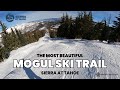 Most beautiful ski trail at sierra at tahoe  california