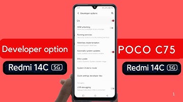 poco c75 5g developer options settings | poco c75 5g me developer option kaise laye
