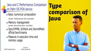 Famous Type comparison of Java programming lesson 4 Profile